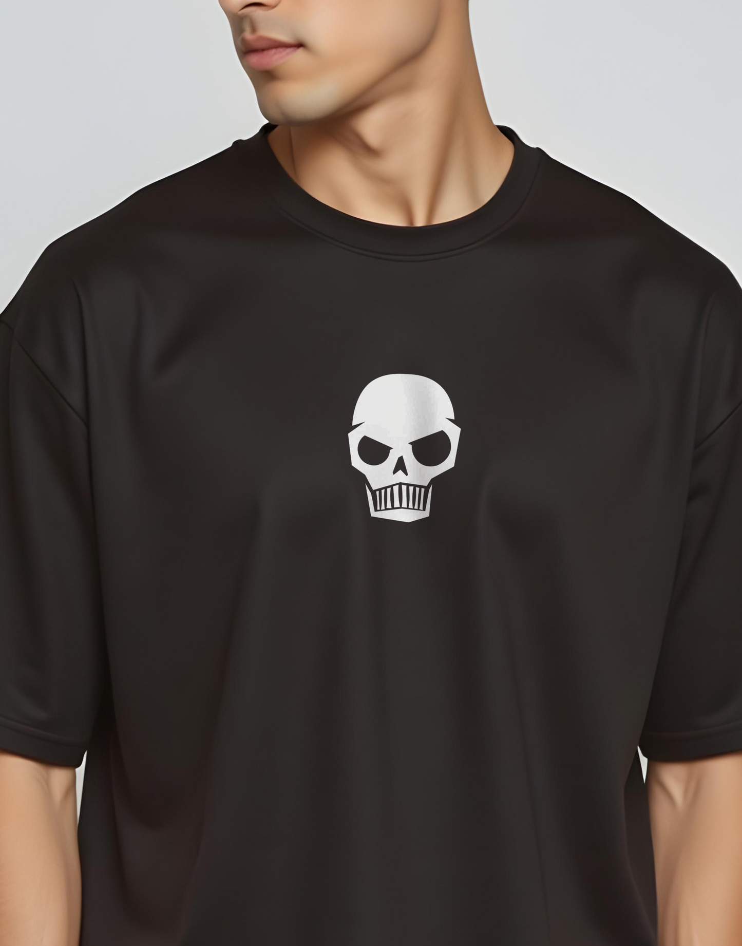 Death Black Oversized Tee