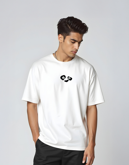 Skadoosh KungFuPanda White Oversized Tee