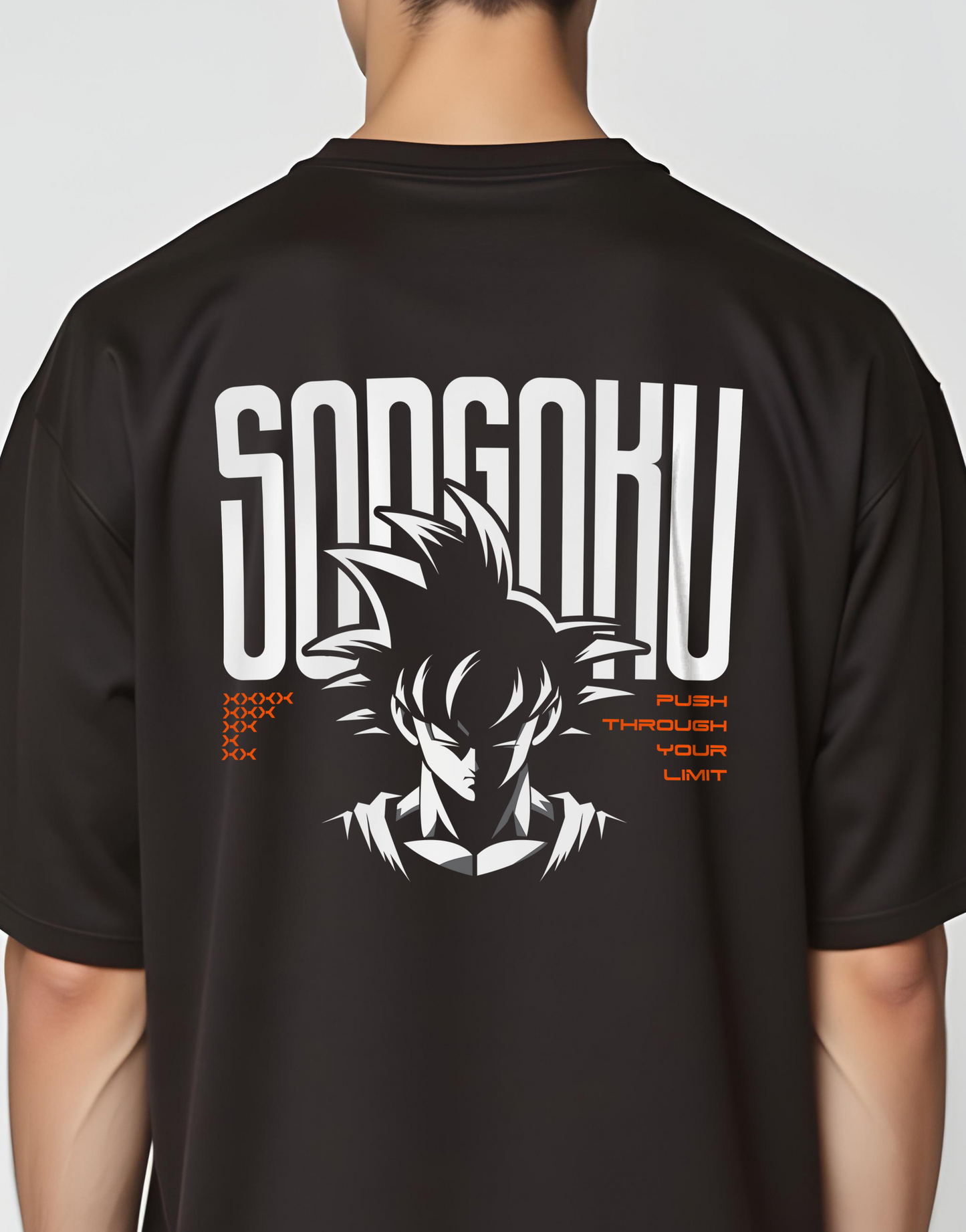 SonGoku Black Oversized Tee